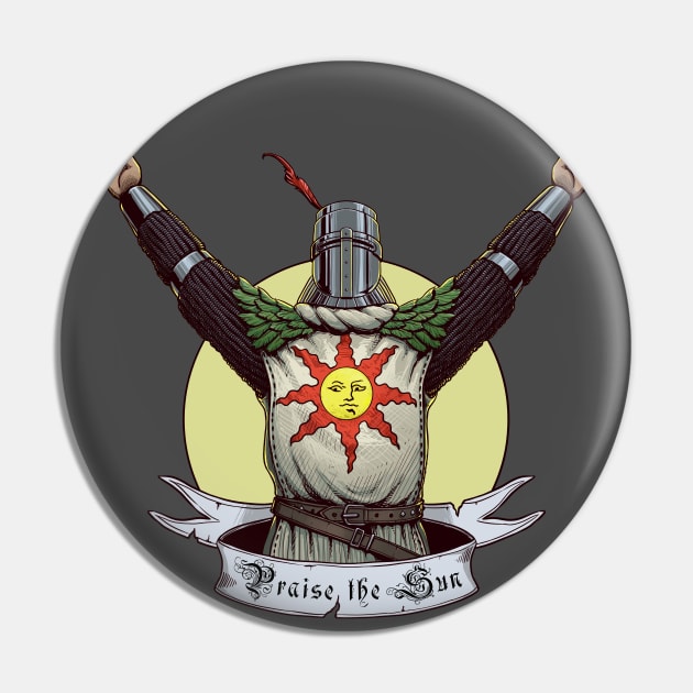 Praise The Sun Pin - Dark Souls Merch