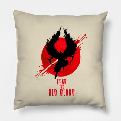 Fear The Old Blood Throw Pillow Official Dark Souls Merch
