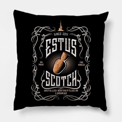 Estus Scotch Throw Pillow Official Dark Souls Merch