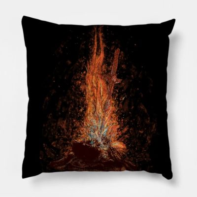 Bonfire Of Souls Throw Pillow Official Dark Souls Merch
