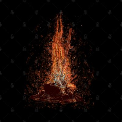 Bonfire Of Souls Throw Pillow Official Dark Souls Merch