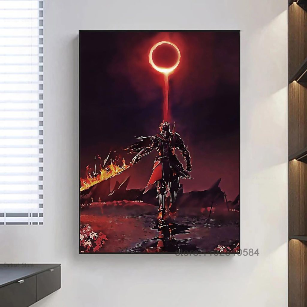 Dark Souls Game Poster Wall Art Canvas Posters Decoration Art Poster Personalized Gift Modern Family bedroom 14 - Dark Souls Merch
