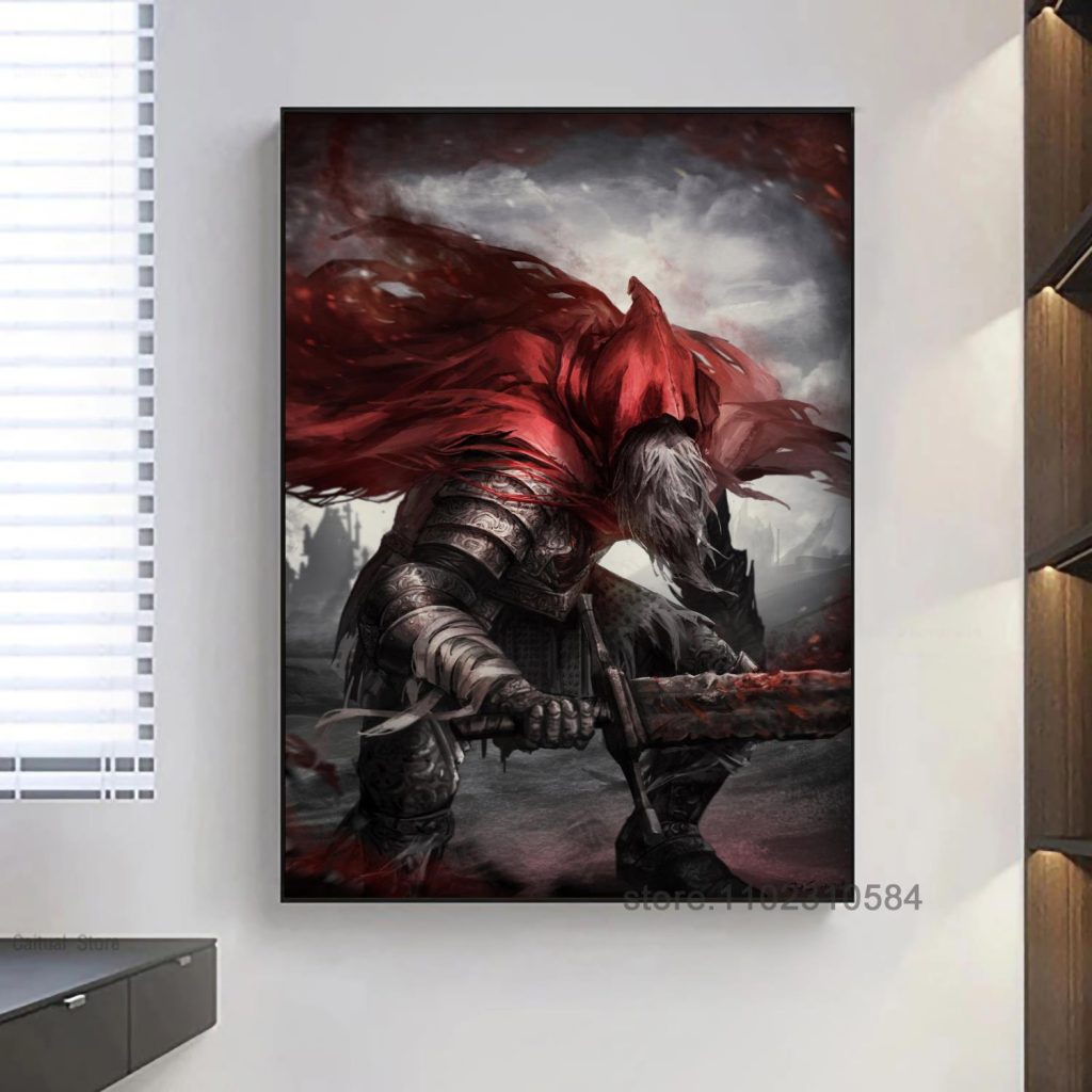 Dark Souls Game Poster Wall Art Canvas Posters Decoration Art Poster Personalized Gift Modern Family bedroom 8 - Dark Souls Merch