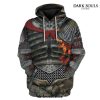 dark souls knight red cloak cosplay 3d hoodie 161 - Dark Souls Merch