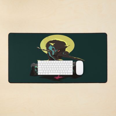 Sif The Great Grey Wolf Mouse Pad Official Dark Souls Merch