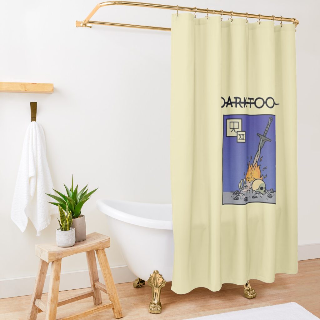 Dark Souls Toons Shower Curtain Official Dark Souls Merch