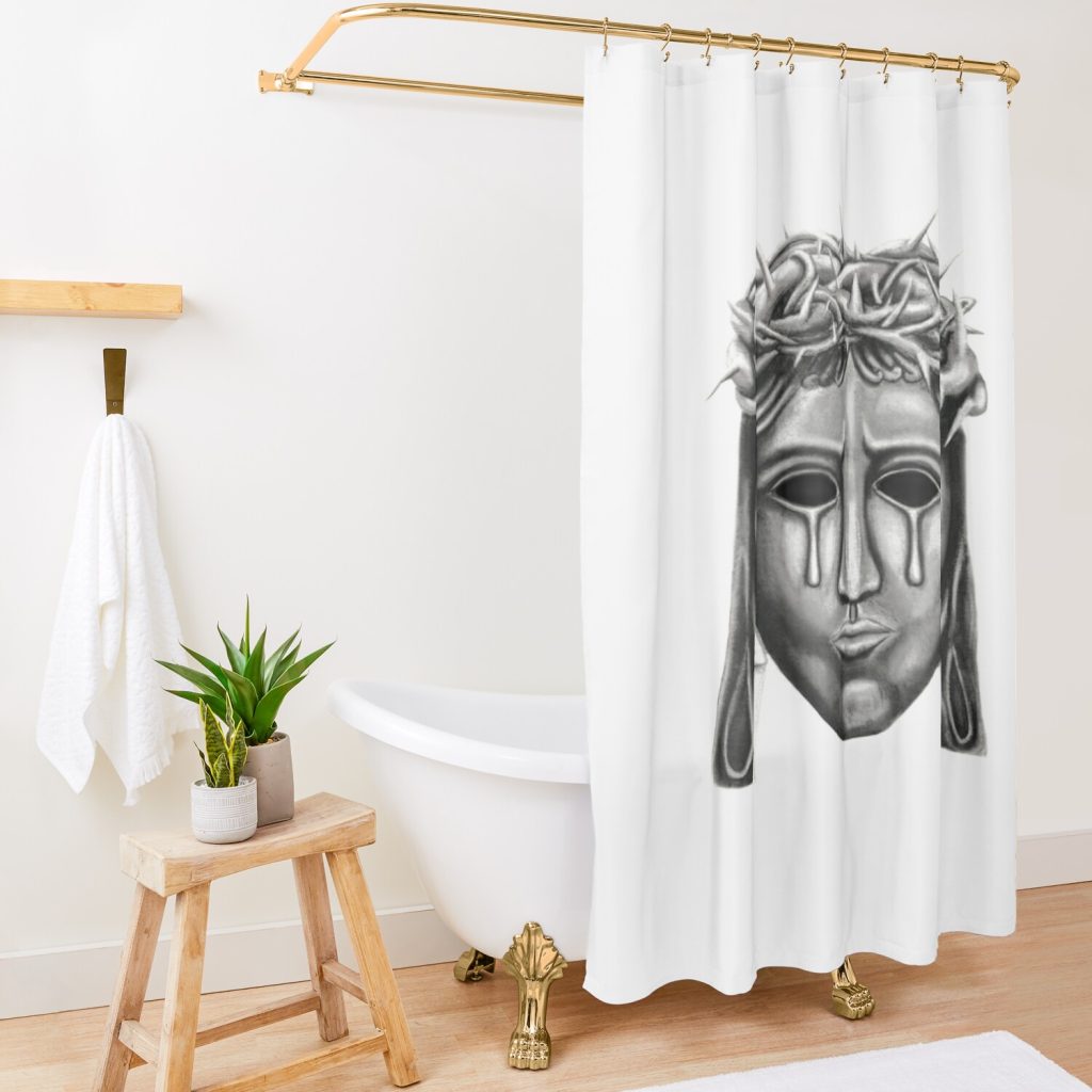 Dark Souls 2, Looking Glass Knight Shower Curtain Official Dark Souls Merch